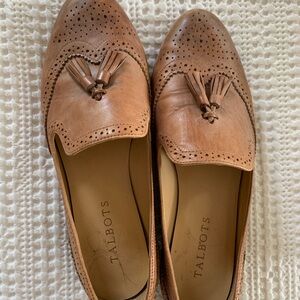 Talbots Brown Leather Loafers